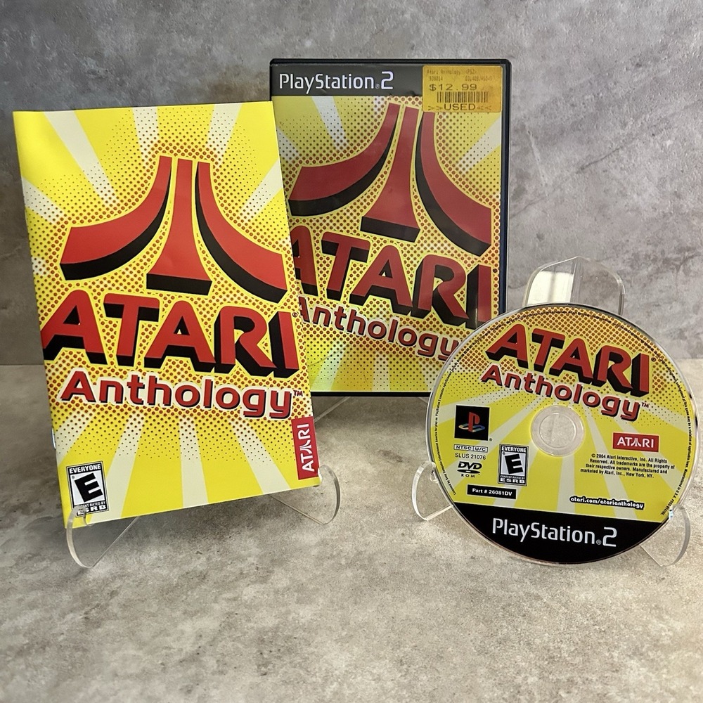 Atari Anthology (PlayStation 2 PS2) CIB COMPLETE with Manual!